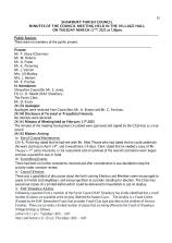 Shawbury Council - Minutes March 11th 2025 